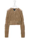 open knit cardigan
