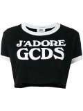 logo cropped T-shirt 