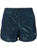 iridescent swim shorts