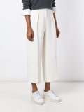 wide leg crop trousers