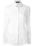 pleated collar shirt