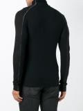 turtleneck slim-fit sweatshirt