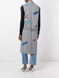 'Splash' sleeveless coat