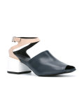 colour block sandals 