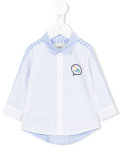 striped panel shirt 