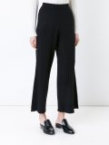 cropped knitted trousers 