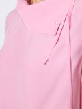 'Charmeuse Asymmetric Collared' blouse