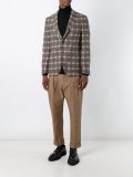 checked blazer