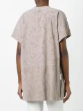 tied fastening shortsleeved coat
