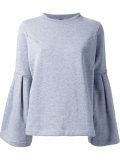 bell sleeve sweatshirt