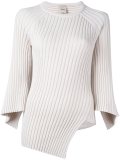 asymmetric hem jumper