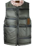 quilted zipped vest
