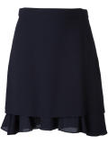 layered A-line skirt