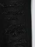 'Studs'直筒牛仔裤