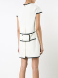 piped trim dress