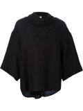 cowl neck wide fit T-shirt