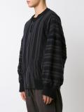 stripped bomber jacket
