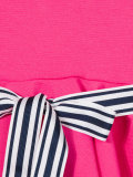 bow ribbon waist dress