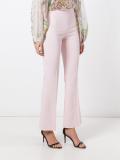 flared cropped trousers