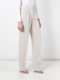 high-waisted trousers