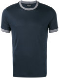contrast trim T-shirt 