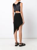 sleeveless cut-out dress
