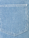 striped cropped jeans