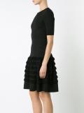 short sleeve fringe dress