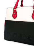 colour-block tote