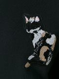花猫贴花套头衫