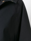 button up hooded coat 