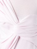 draped asymmetric shoulder dress