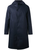 hooded raincoat