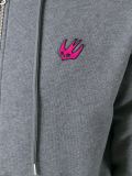 'Swallow' zipped hoodie