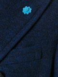 peaked lapel coat