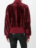 zipped bomber jacket