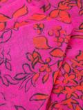 leafy vines print scarf