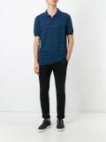 striped polo shirt