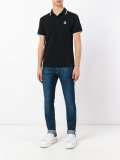 embroidered logo polo shirt