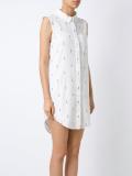 printed shirt dress