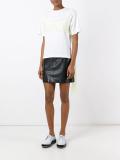 mesh appliqué T-shirt