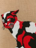花猫嵌花毛衣