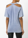 'Tylan' cutout faded effect T-shirt
