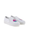 embroidered slip-on sneakers