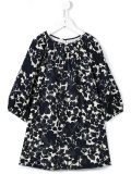 devoré floral dress