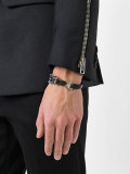 metallic buckle bracelet