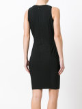 belted sleeveless dress  