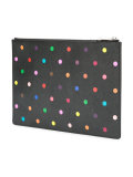 polka-dot clutch