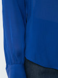 band collar blouse
