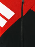 contrast panel bomber jacket